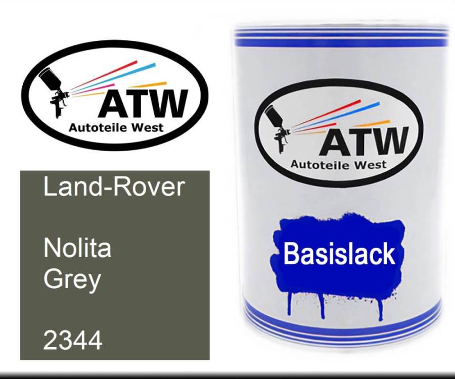 Land-Rover, Nolita Grey, 2344: 500ml Lackdose, von ATW Autoteile West.